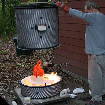 Dragon and fire in can